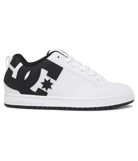 Zapatilla DC Hombre Cuero Court Graffik 300529 WLK-0