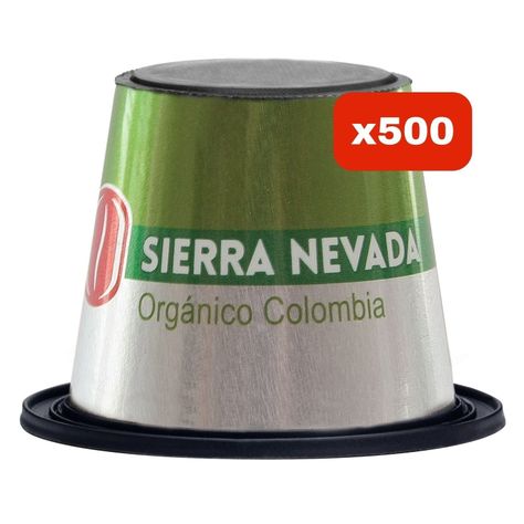 500 cápsulas de café Orgánico Sierra Nevada-0
