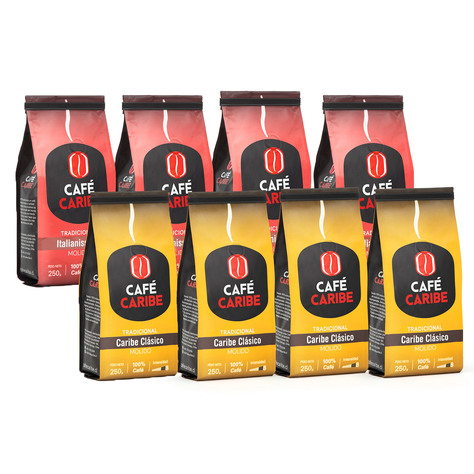 x8 Café Molido Pack Gran Tradicional - 2 kilos-1