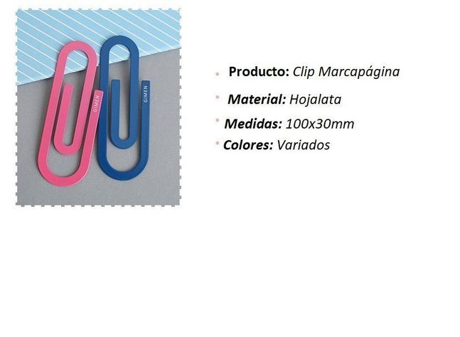 Clips Gigante Kawaii Marcapáginas -1