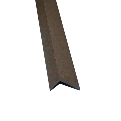 Tapa Base para Deck de 220x60x40mm Café QRubber-0