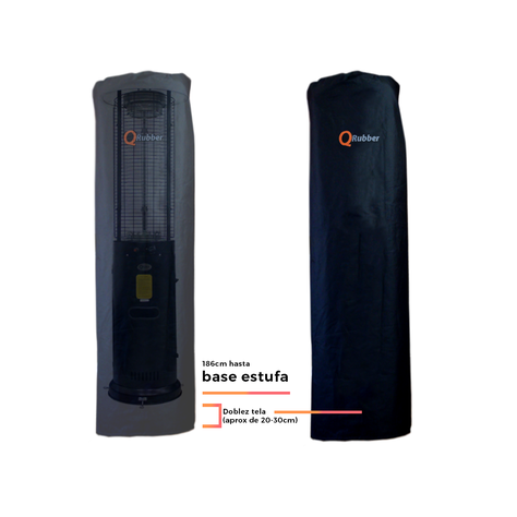 Funda para Estufa tipo Calefactor Exterior New Short QRubber-1