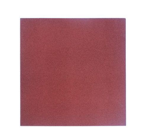 Pastelón de caucho 50cmx50cmx25 mm terracota QRubber-1