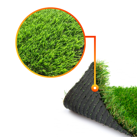 Pasto Sintético Frutillar Premium 40mm. 2mts x10mts QRubber-2
