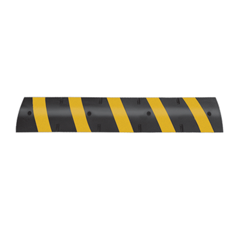 Lomo de toro 180x30x5cm negro/amarillo QRubber-0