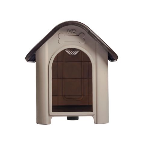 Casa Mascotas Perro Raza Mediana Café Oscuro MQ QRubber-1