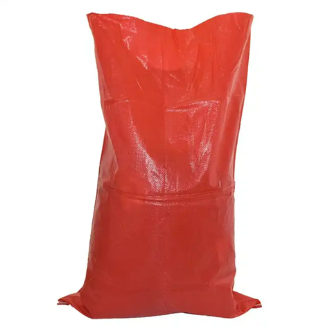 Saco tipo Papero Rojo 50 kilos x 100 unid 60x90cm QRubber-0