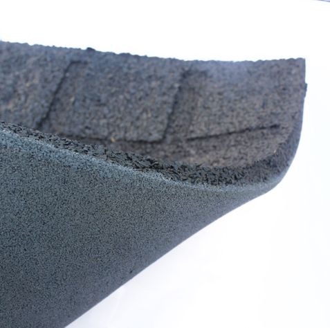 Pastelón de caucho 50cmx50cmx25 mm gris Qrubber-1