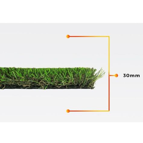 Pasto Sintético Pucón Premium 30mm. 2mts x 20mts QRubber-2