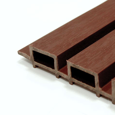 Revestimiento Pared Wall Panel Tabla WPC Café oscuro Qrubber-1