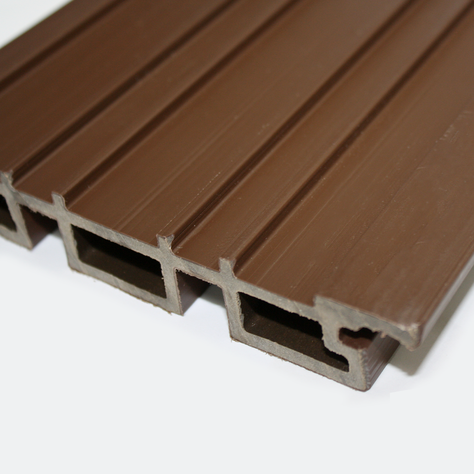 Revestimiento Pared Wall Panel Tabla WPC Café oscuro Qrubber-2