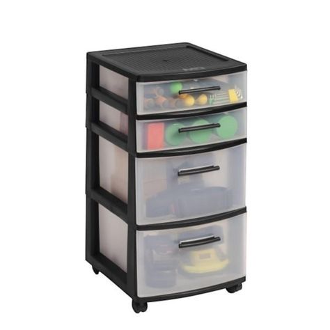 Cajonero 4 Niveles Eclypse Negro MQ QRubber-1