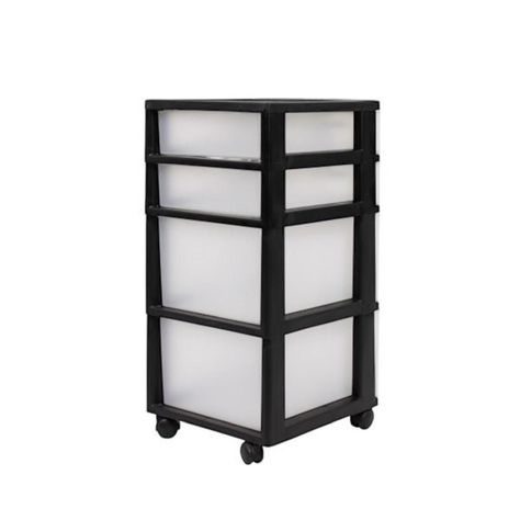 Cajonero 4 Niveles Eclypse Negro MQ QRubber-6