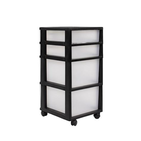 Cajonero 4 Niveles Eclypse Negro MQ QRubber-7