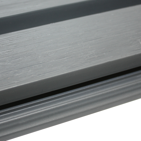 Revestimiento Pared Wall Panel Tabla WPC Gris Claro Qrubber-2