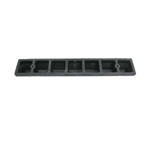 Tope de estacionamiento 90x15x10cm negro / amarillo QRubber-1