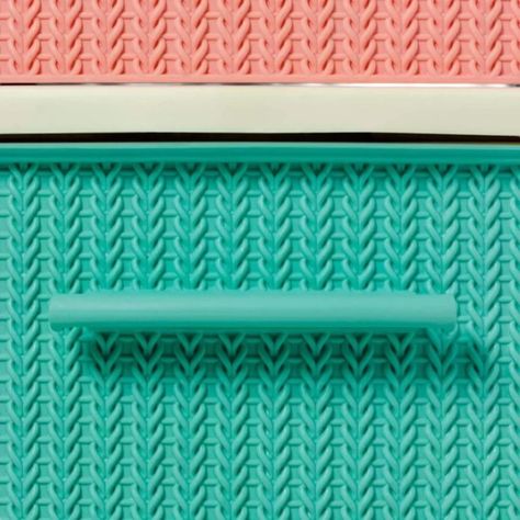 Cajonero 4 Niveles Candy Multicolor tipo Rattán MQ QRubber-7