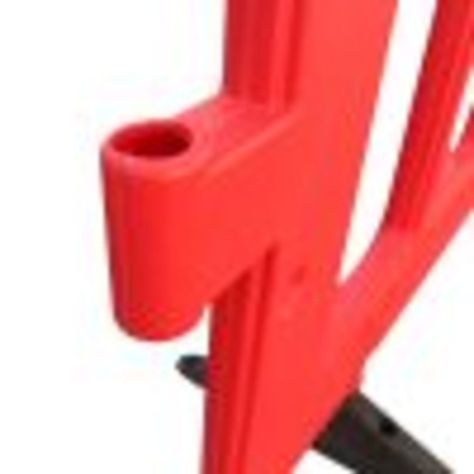 Barrera Plástica Trafico Premium Roja 1x2mts QRubber-3