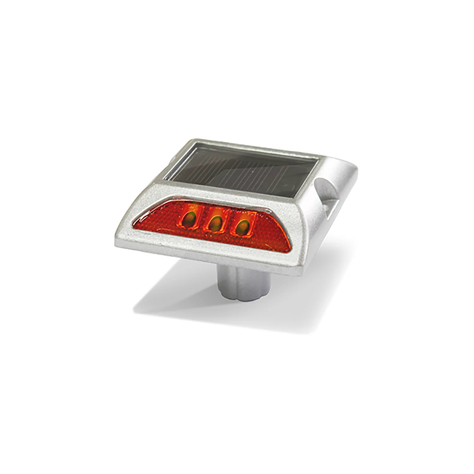 Tacha solar 132mmx122mmx74 doble led rojo-0