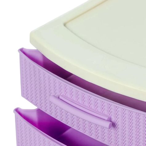 Cajonero 7 Niveles Candy Multicolor tipo Rattán MQ QRubber-7