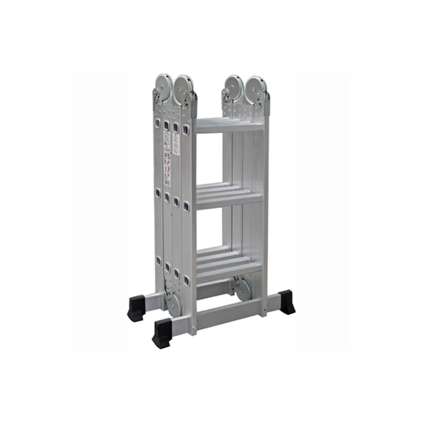 Escalera Aluminio Multiuso 3,5 mt. QRubber-0