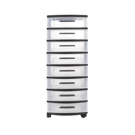 Cajonero 8 Niveles Eclypse Negro MQ QRubber-1
