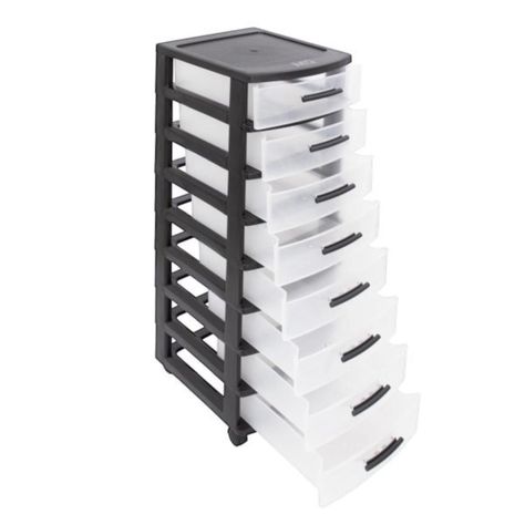 Cajonero 8 Niveles Eclypse Negro MQ QRubber-2