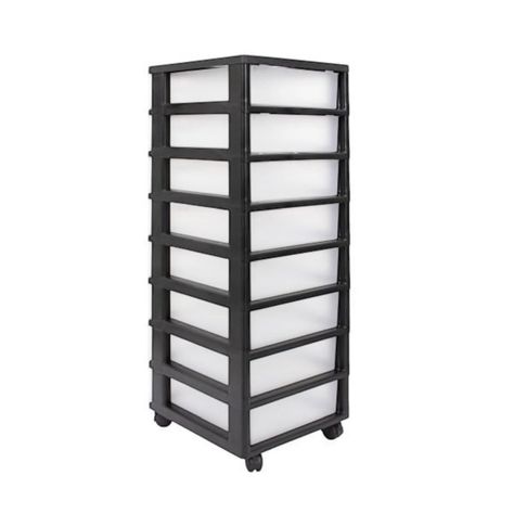 Cajonero 8 Niveles Eclypse Negro MQ QRubber-5