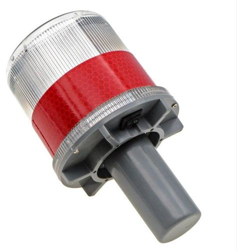 Baliza destellante solar led color rojo QRubber-2