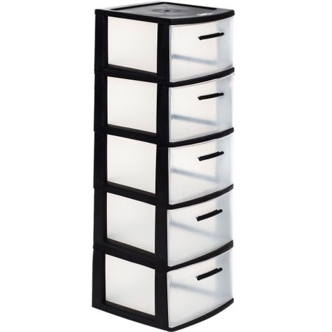 Cajonero 5 Niveles Eclypse Negro MQ QRubber-0