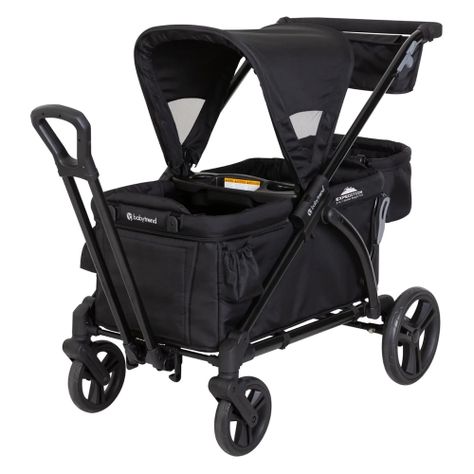 CARRO PASEO WAGON Y COCHE DOBLE MUV EXPEDITION 2 EN 1 ULTRA BLACK-0