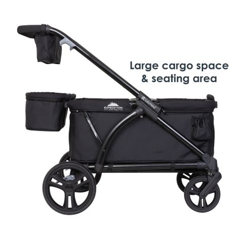 CARRO PASEO WAGON Y COCHE DOBLE MUV EXPEDITION 2 EN 1 ULTRA BLACK-3