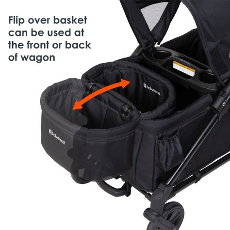 CARRO PASEO WAGON Y COCHE DOBLE MUV EXPEDITION 2 EN 1 ULTRA BLACK-6