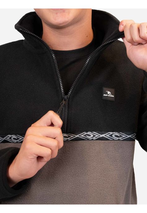 Poleron Micropolar Curlena Café Infantil Rip Curl-3