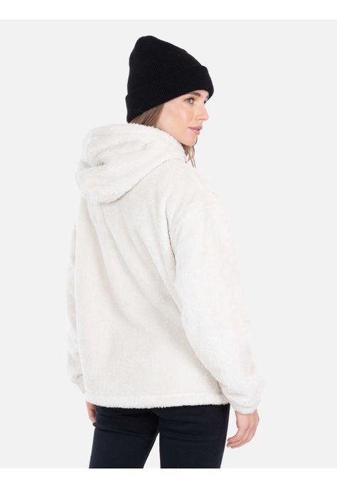 Poleron Chiporro Imperium Blanquecino Mujer Rip Curl-2