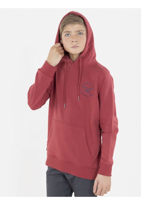 Poleron PREMIUM QUALITY HOODIE Juvenil Hombre Rojo Rip Curl-0