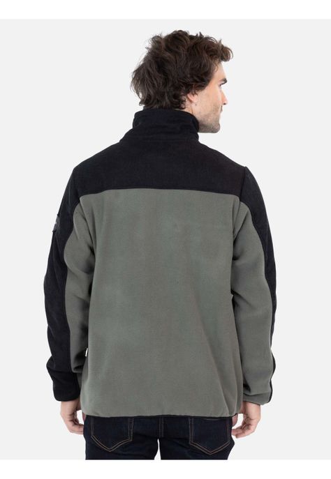 Poleron Micropolar Ola Rc Verde Hombre Rip Curl-1