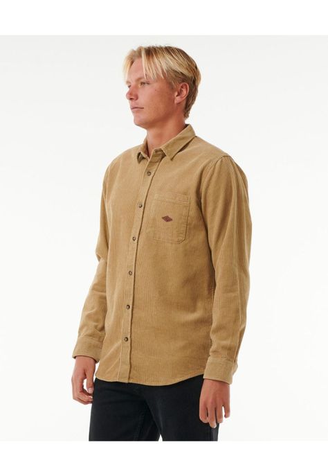 Camisa Flow Khaki Hombre Rip Curl-1