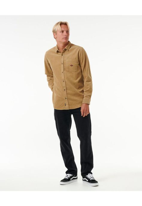 Camisa Flow Khaki Hombre Rip Curl-3