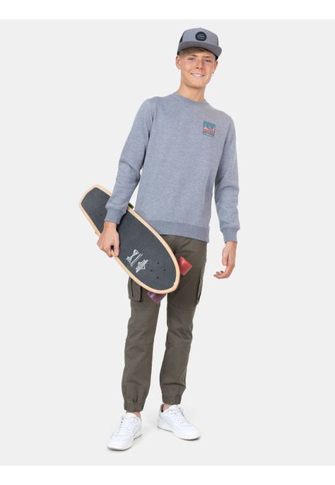 Poleron Cuello Redondo Trad Raw Energy Crew Infantil Rip Curl-3