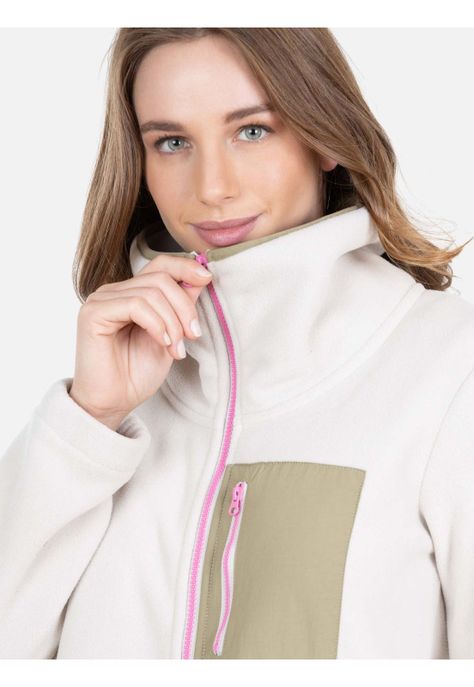 Poleron Micropolar Kokes Rr Beige Mujer Rip Curl-2