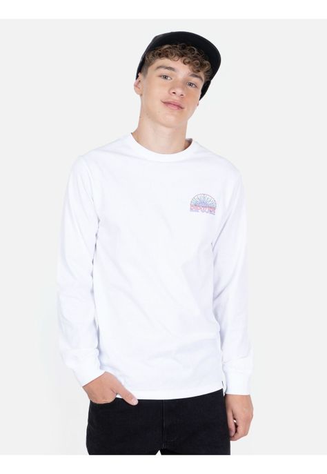 Polera ML Marflow Blanco Infantil Rip Curl-0