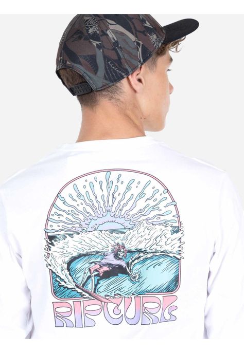 Polera ML Marflow Blanco Infantil Rip Curl-1