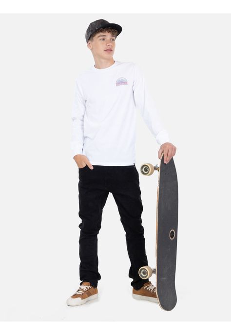 Polera ML Marflow Blanco Infantil Rip Curl-2