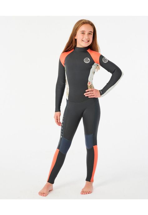 Traje de Agua junior girl 039" dawn patrol 4/3 back zip-3