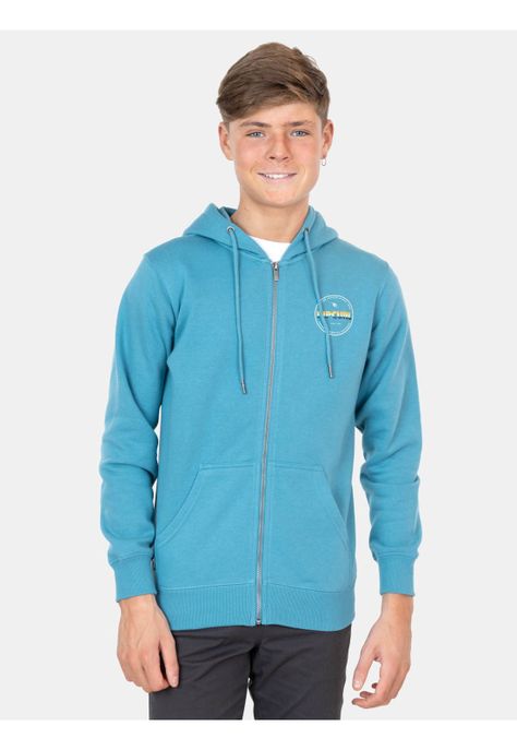 Poleron FZ Retro Flag  Celeste Infantil Rip Curl-0