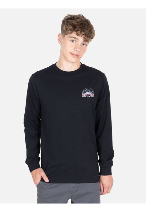 Polera ML Marflow Negro Infantil Rip Curl-0