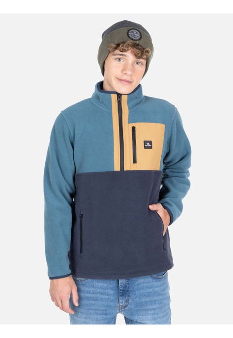 Poleron Micropolar Mareva Azul Infantil Rip Curl-0