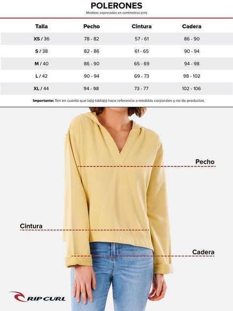 Poleron RIPCURL 1969 Mujer Verde Rip Curl-2