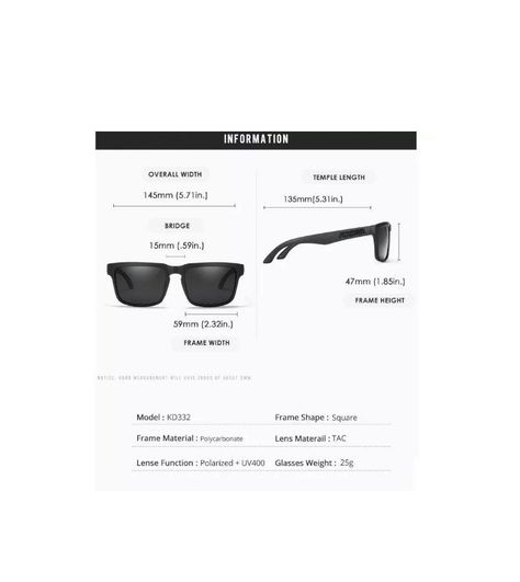 Gafas De Sol Kdeam Modelo Kd332 C4 Polarizado Uv400 Estuche-4